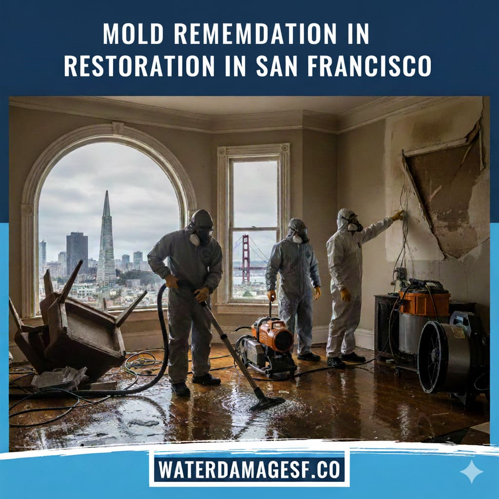 Mold Remediation Specialist Working in San Francisco Home