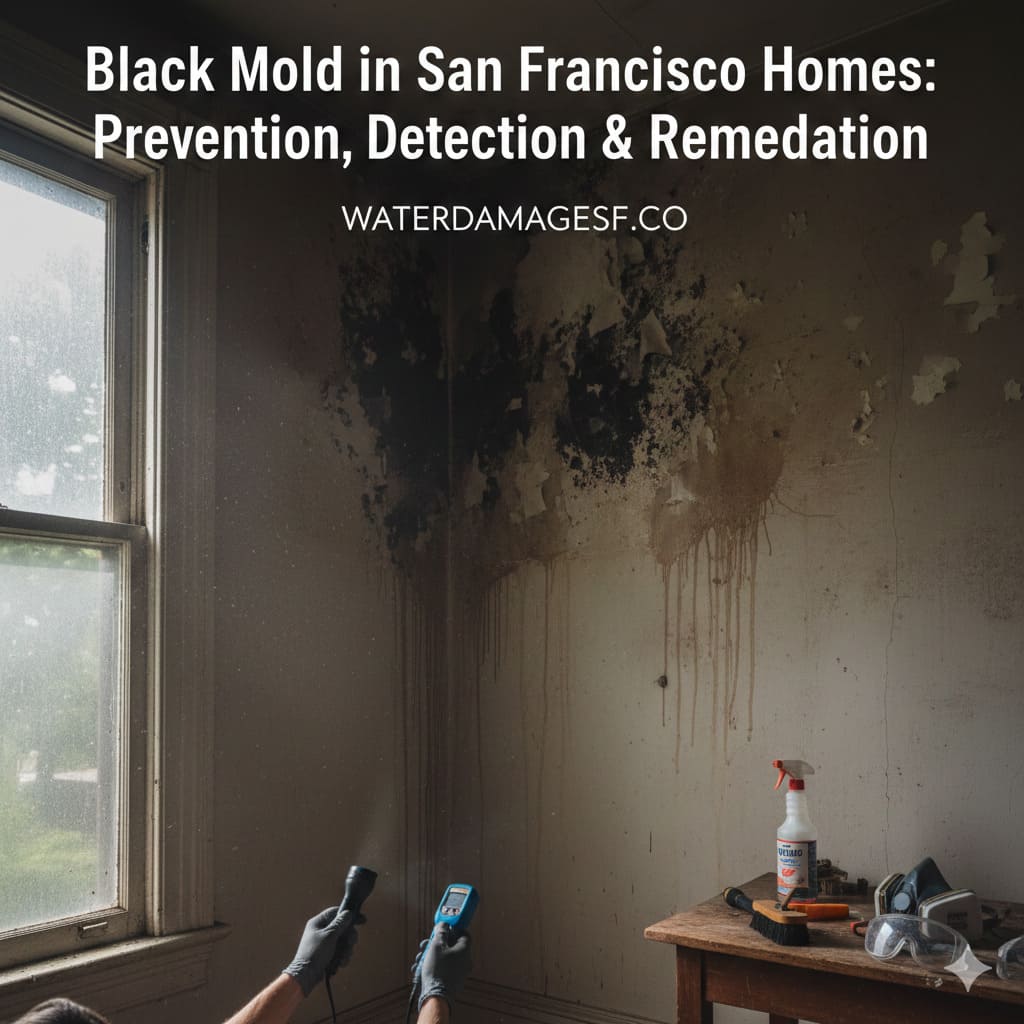 Black Mold in San Francisco Homes: Prevention, Detection & Remediation